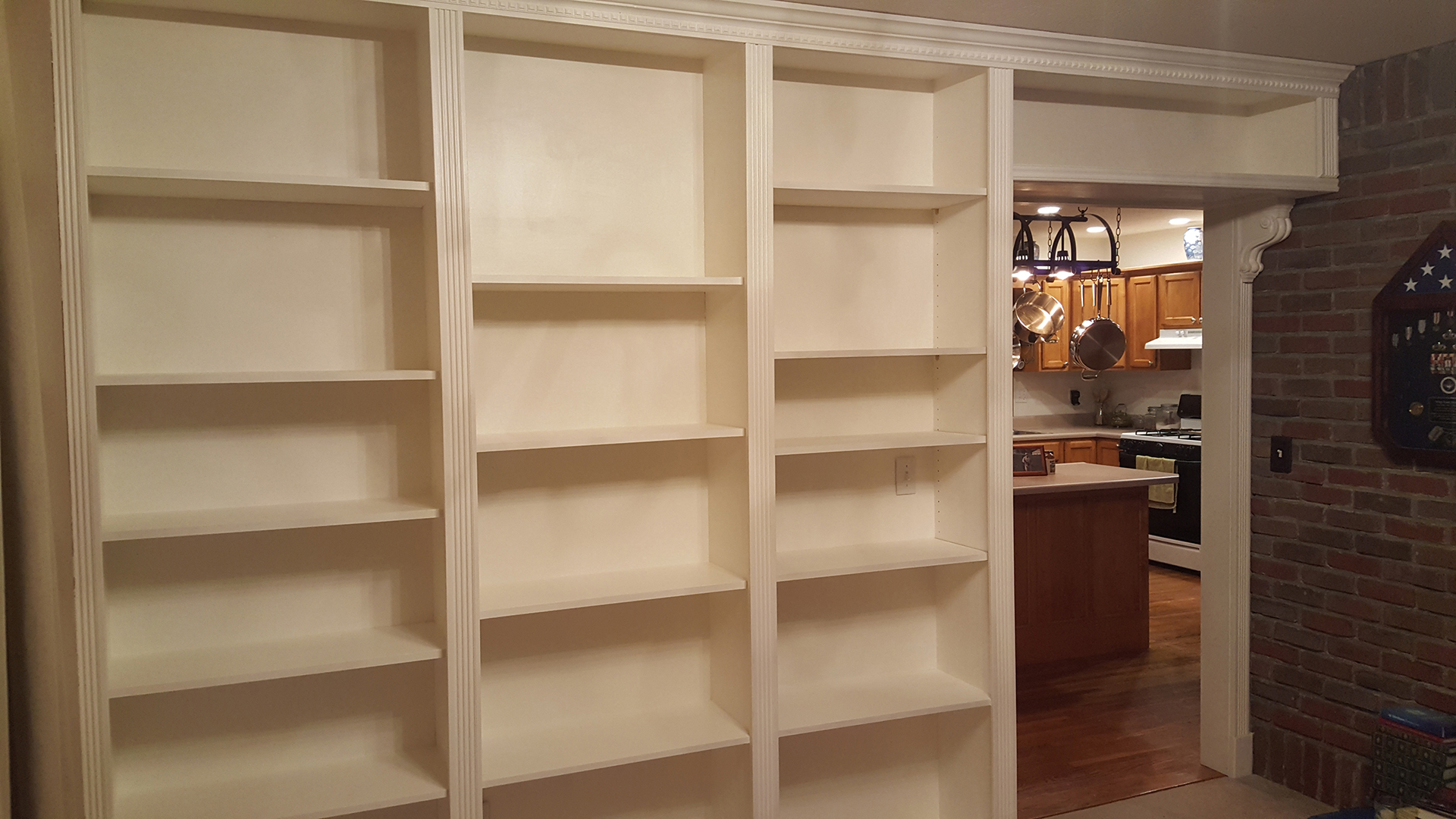 Built-in Bookcase addition