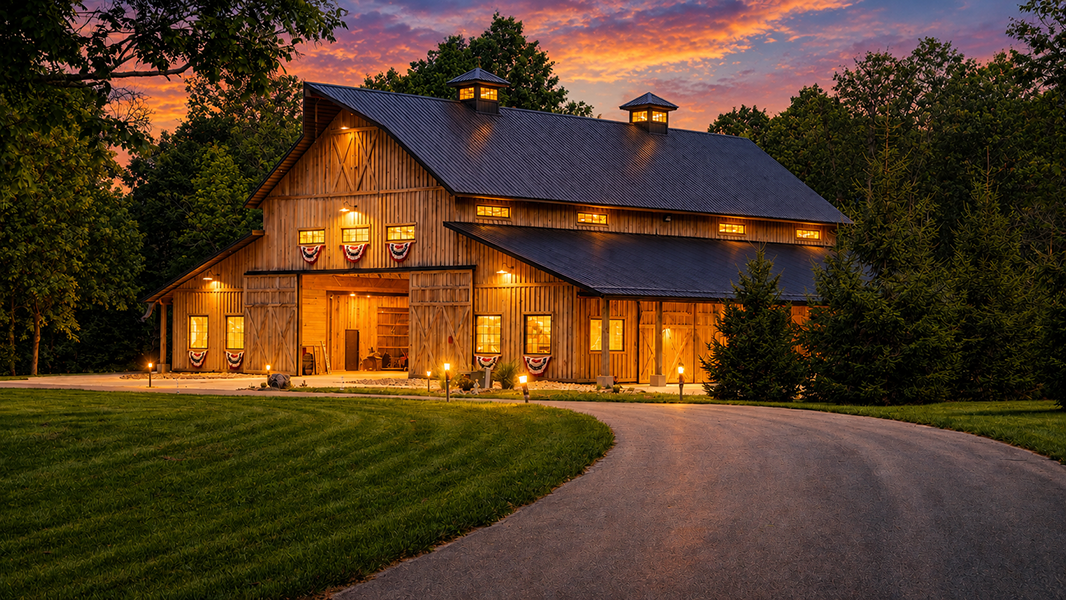 Custom barndominium project by Dream Builders Bloomington