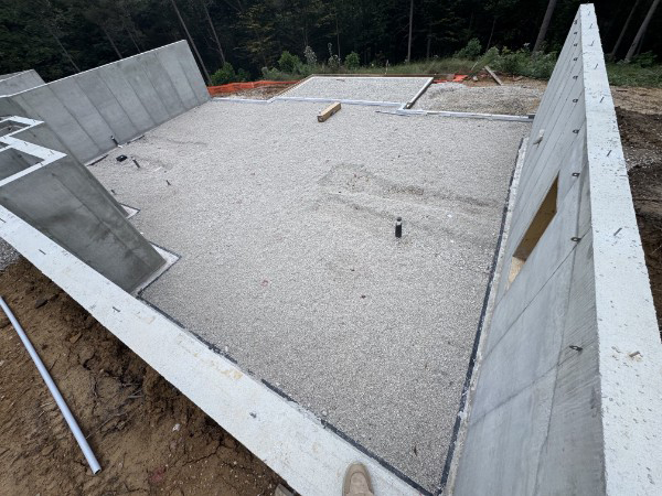 Chamness House basement foundation interior