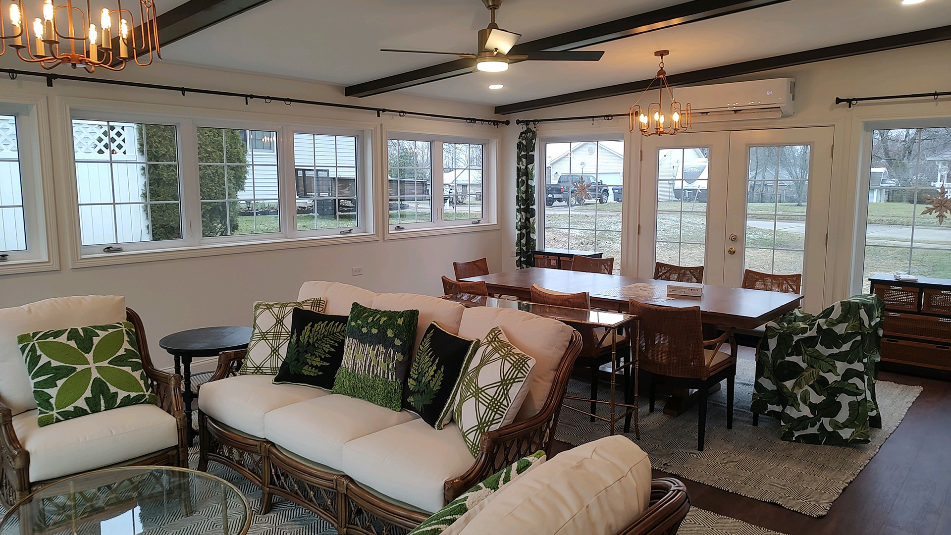 Custom four-season room addition