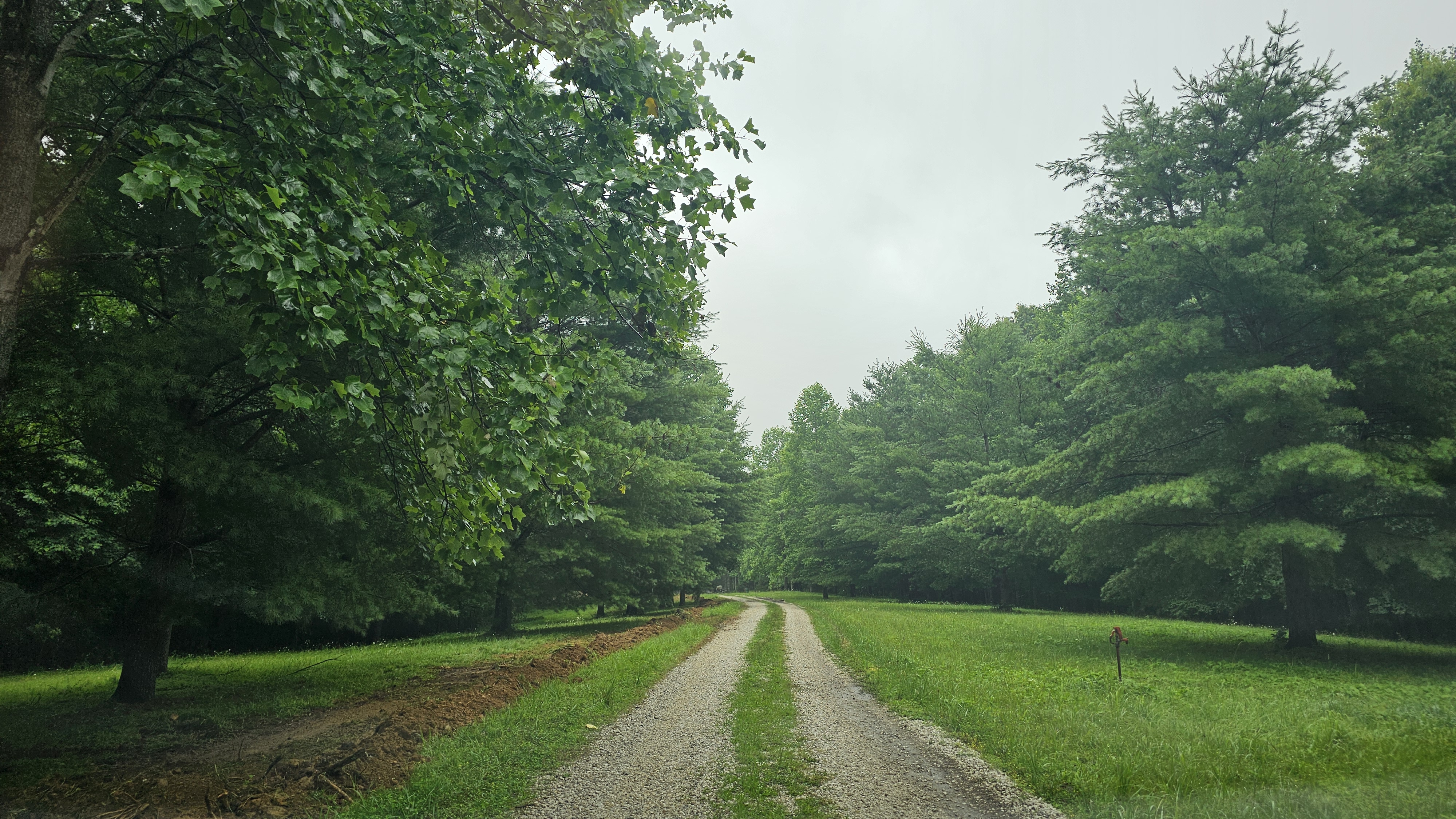 Custom home built on private property